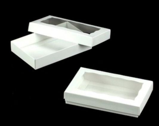 7" x 4 3/8" x 1 1/4" White Simplex Box