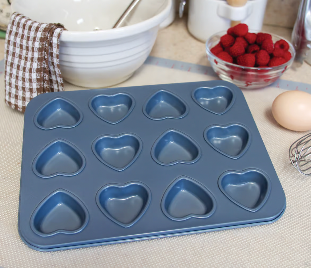 Mini Heart Muffin Pan