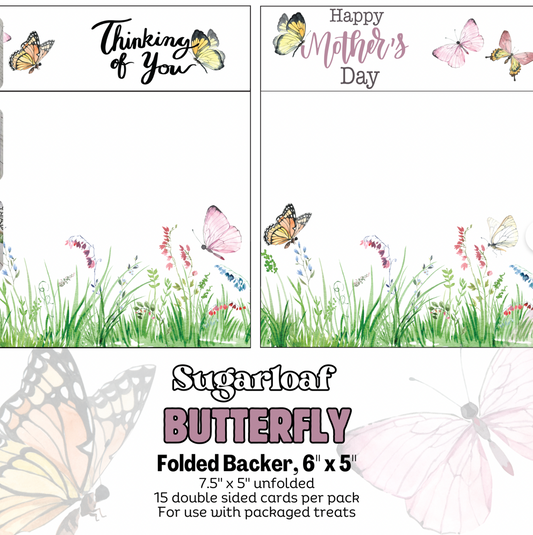 Folded Cookie Backer-Butterfly