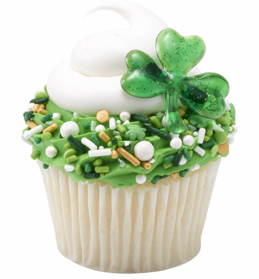 Shamrock Puff Cupcake Rings