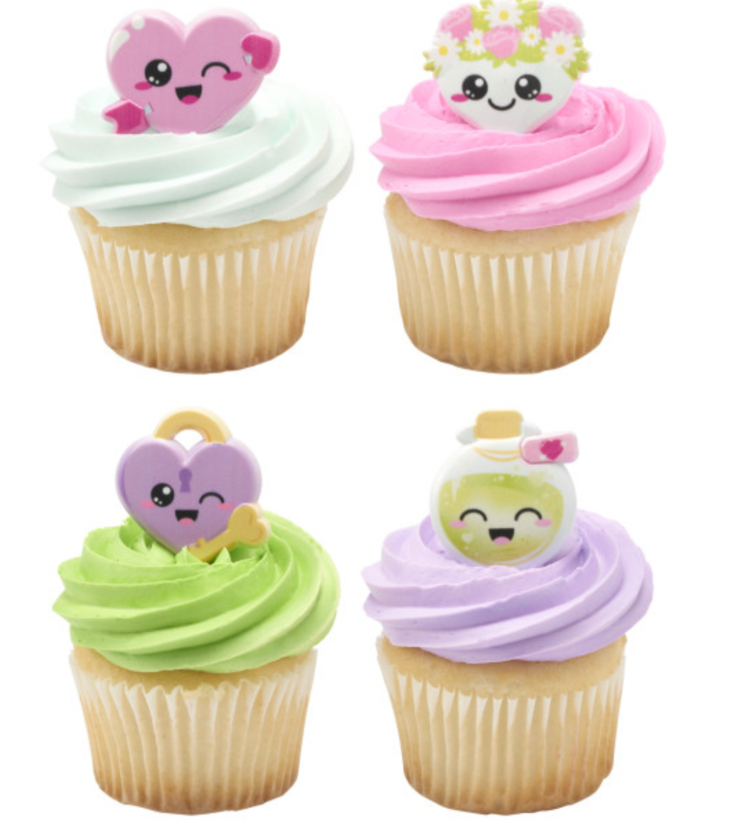 Valentine Cuties Cupcake Rings