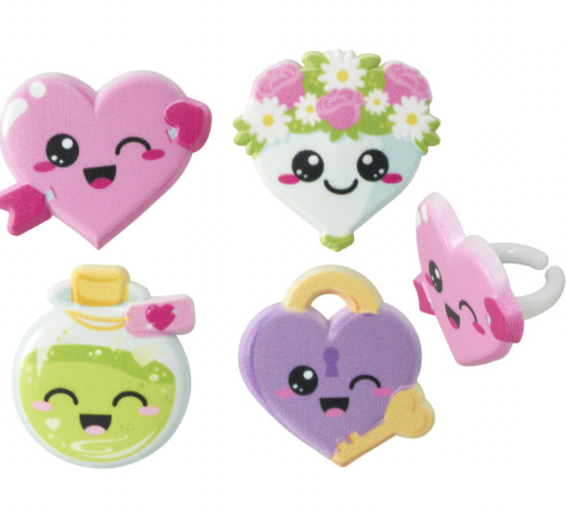 Valentine Cuties Cupcake Rings