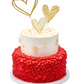 Gold Hearts Cake Kit