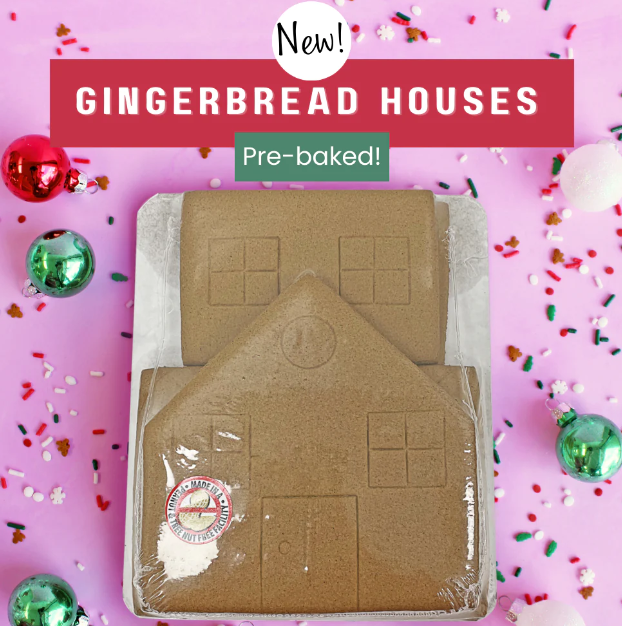 Pre-Baked Gingerbread House