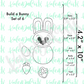 Build a Bunny Set of 6 Cookie Cutters