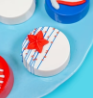 Red, White and Blue Royal Icing Stars