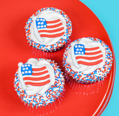 USA Royal Icing Flags