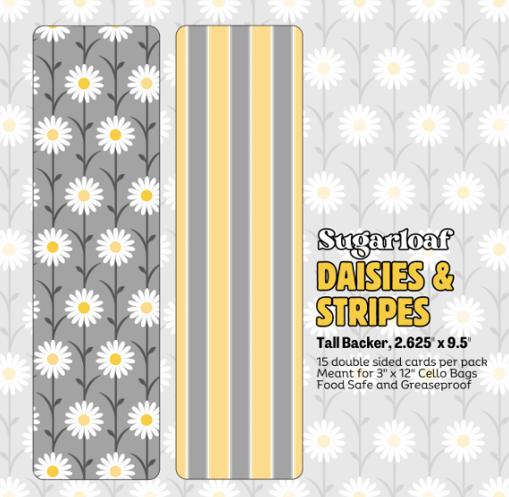 Tall Backers-Daisies and Stripes