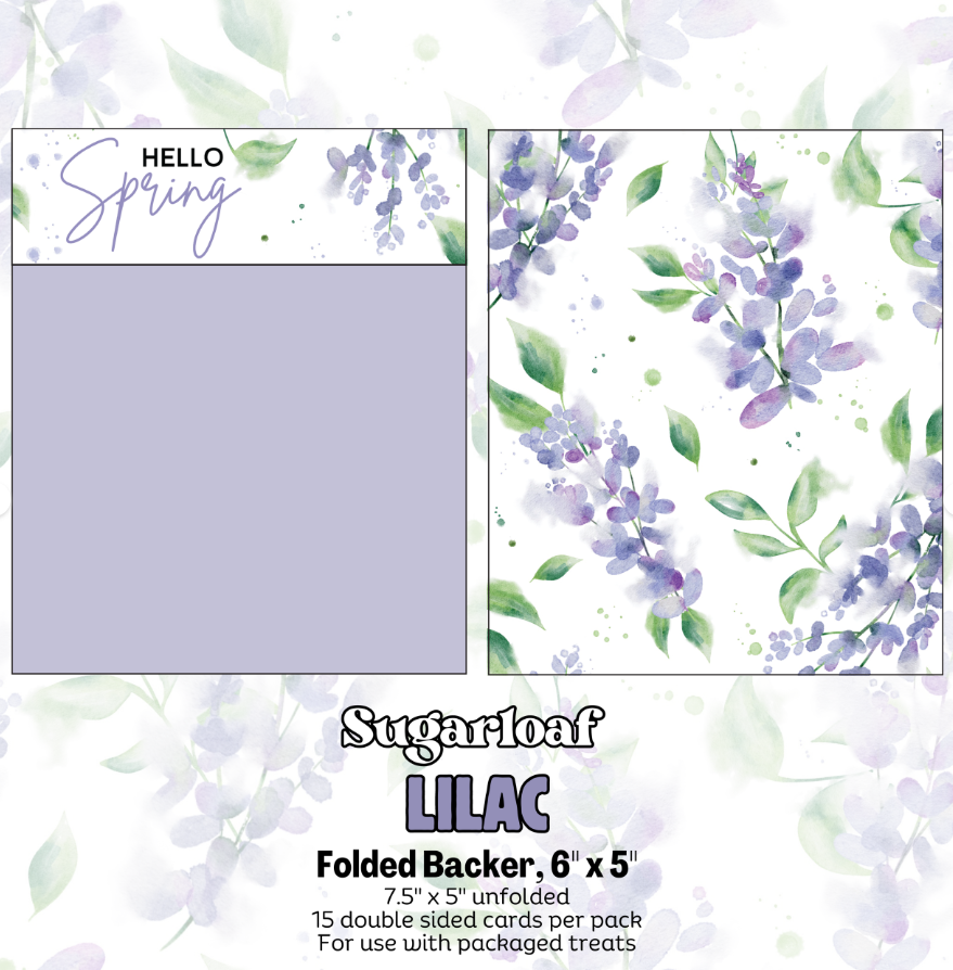 Folded Cookie Backers-Lilac