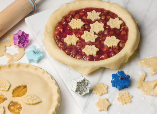 Snowflake Pie Crust Cutter Set of 4