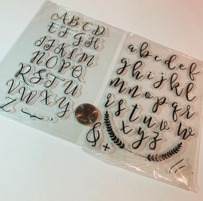 Classic Alphabet Stamp Set