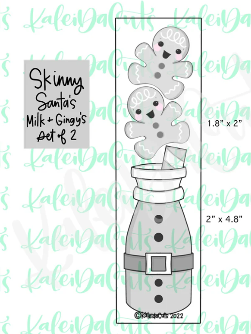 Skinny Santa's Milk and Gingy's Cookie Cutter