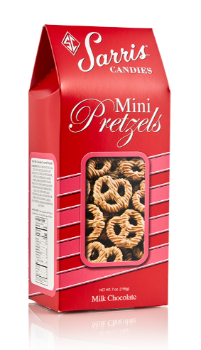 Sarris Mini Milk Pretzel Box 7 oz