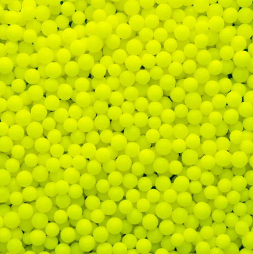 Neon Yellow Sugar Pearls