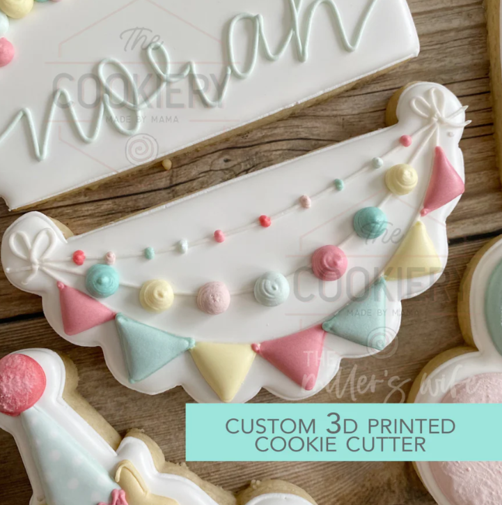 Birthday Garland Cookie Cutter 4.5"