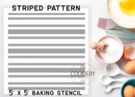 Assorted Stripes Pattern Stencil