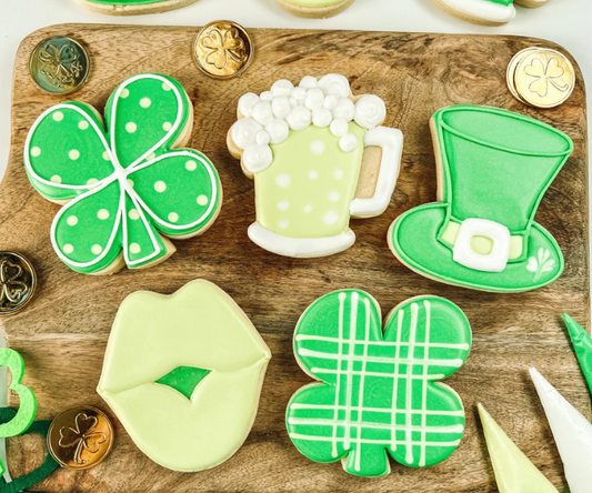 St Patrick's Day Cookie Class Set of 4 Cookie Cutters