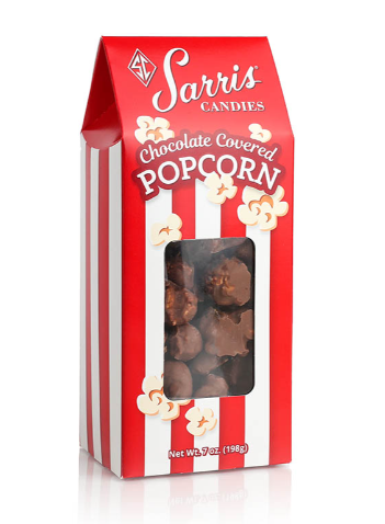 Sarris Chocolate Covered Popcorn 7 oz