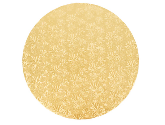 16" Gold Round Cake Drum