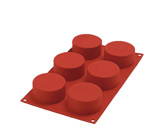 Silikomart Silicone Mold Gianduiotto 0.47 Oz, 2" x 11/16" x 15/16" High,6 Cavitities
