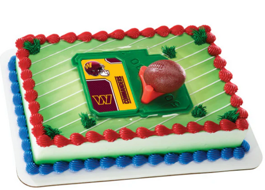 NFL Washington Commanders Football and Tee Cake Kit