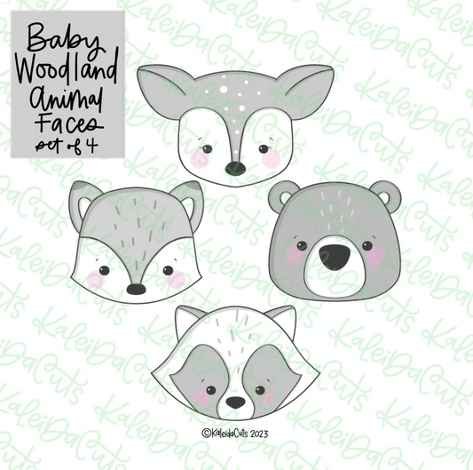 Baby Woodland Animal Faces Cookie Cutters
