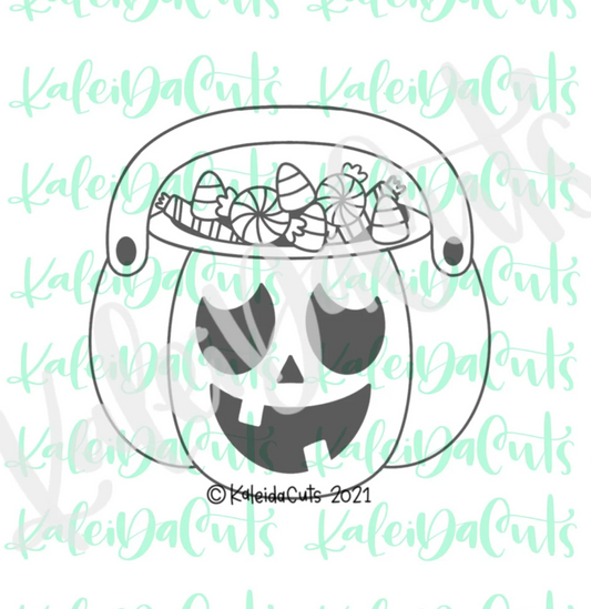Pumpkin Candy Pail Cookie Cutter