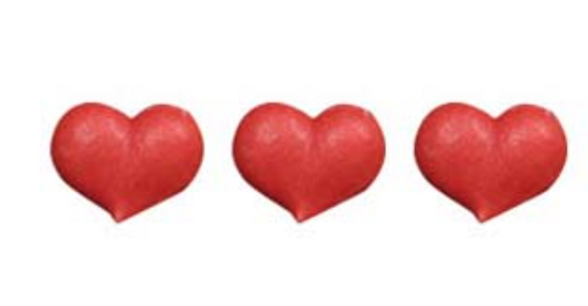Red Heart Royal Icing Transfers