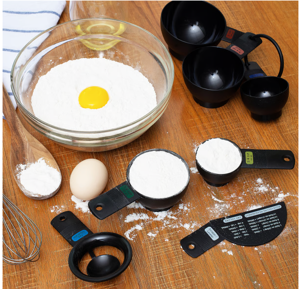 Measuring Cups with Egg Separator