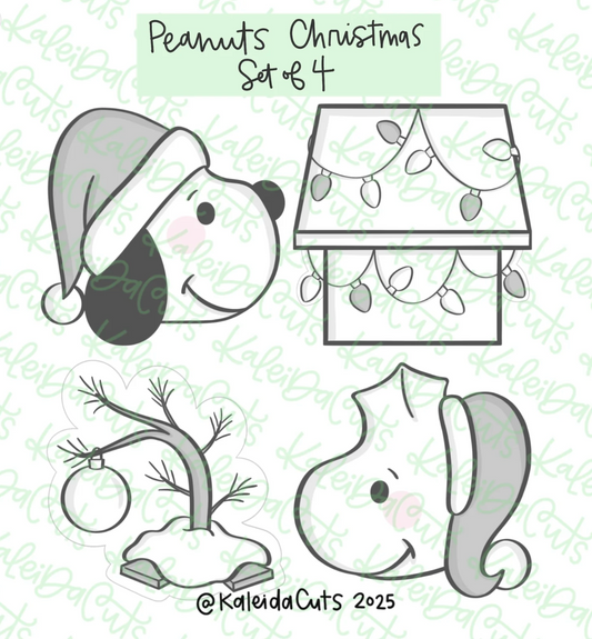 Peanuts Christmas Cookie Cutter Set of 4