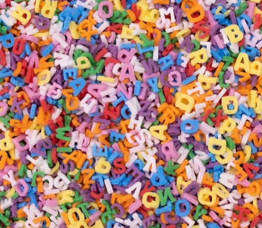 Alphabet Quin Sprinkles