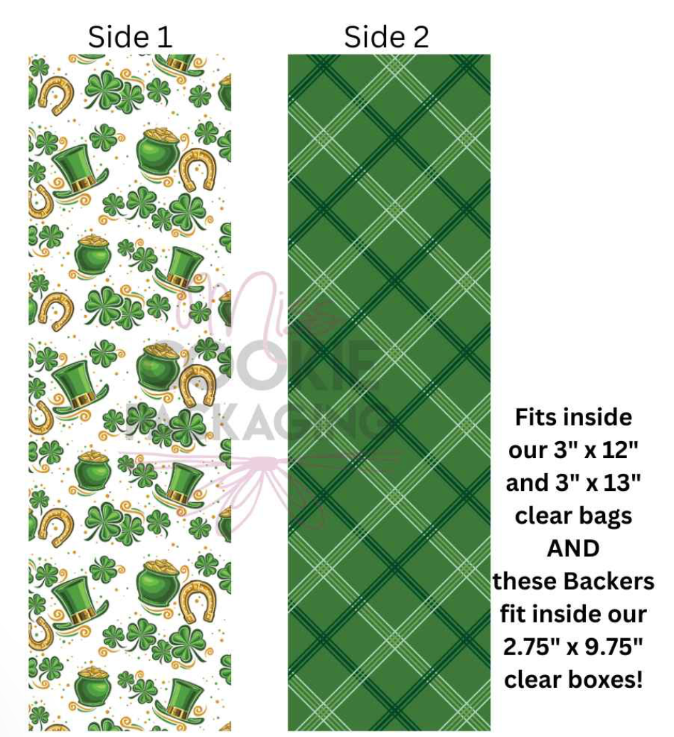 Tall Backer-St Patricks Pattern