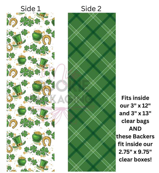 Tall Backer-St Patricks Pattern