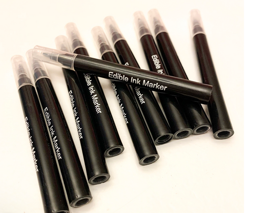 Black Mini Edible Ink Markers