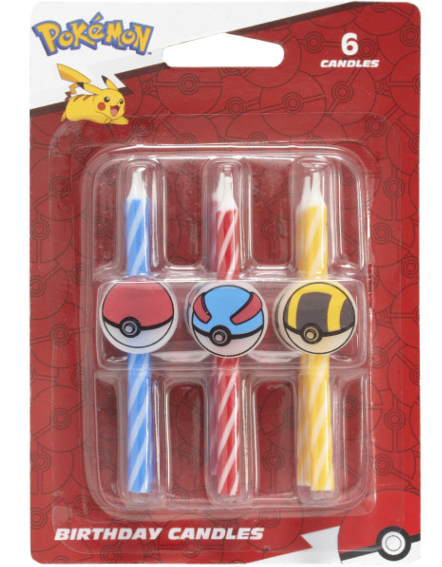 Pokemon Poke Balls Candles