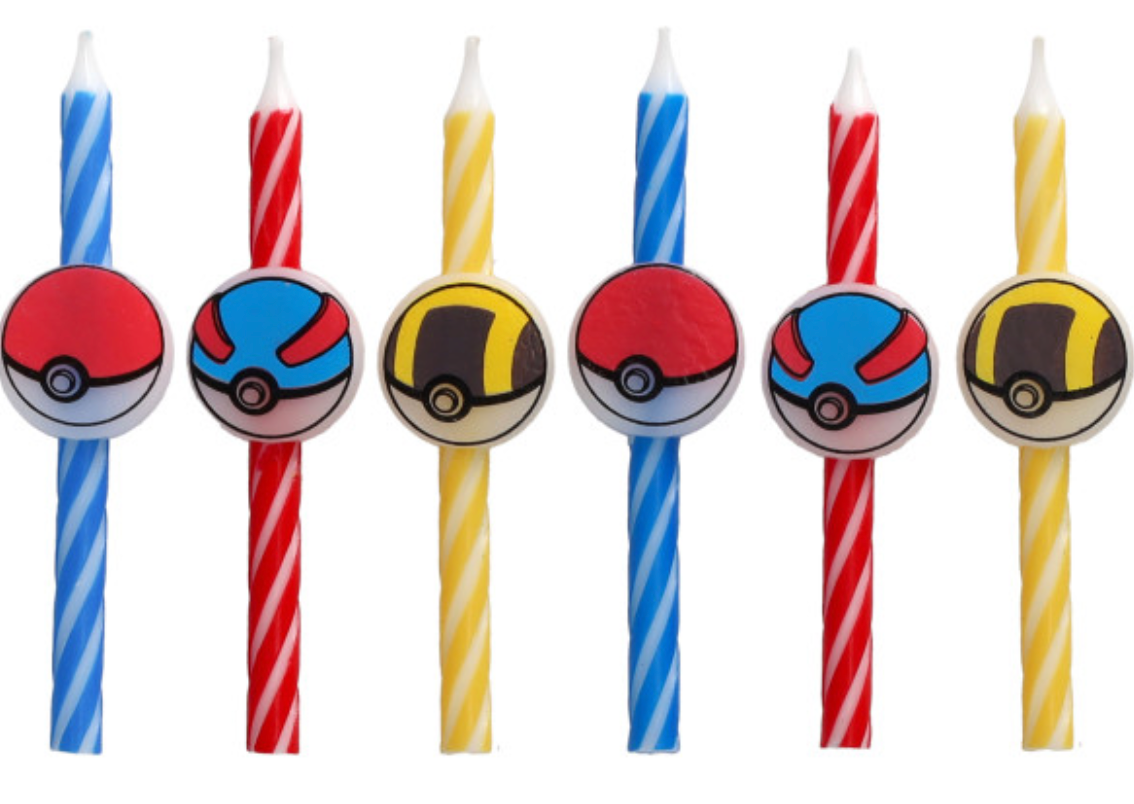 Pokemon Poke Balls Candles