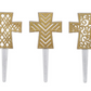Gold Cross Cupcake Pics