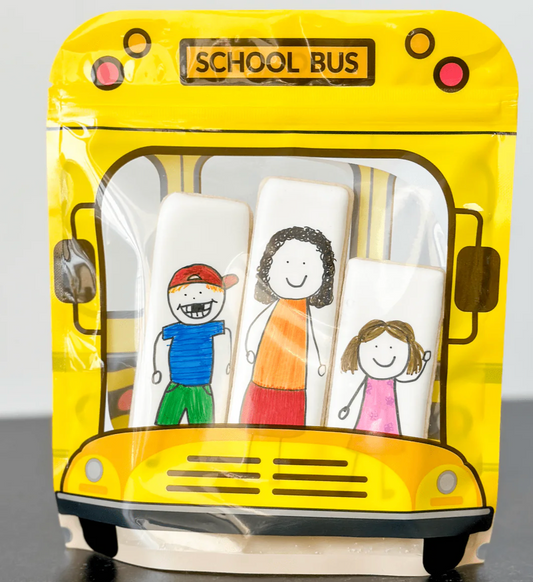 School Bus Cookie Bag