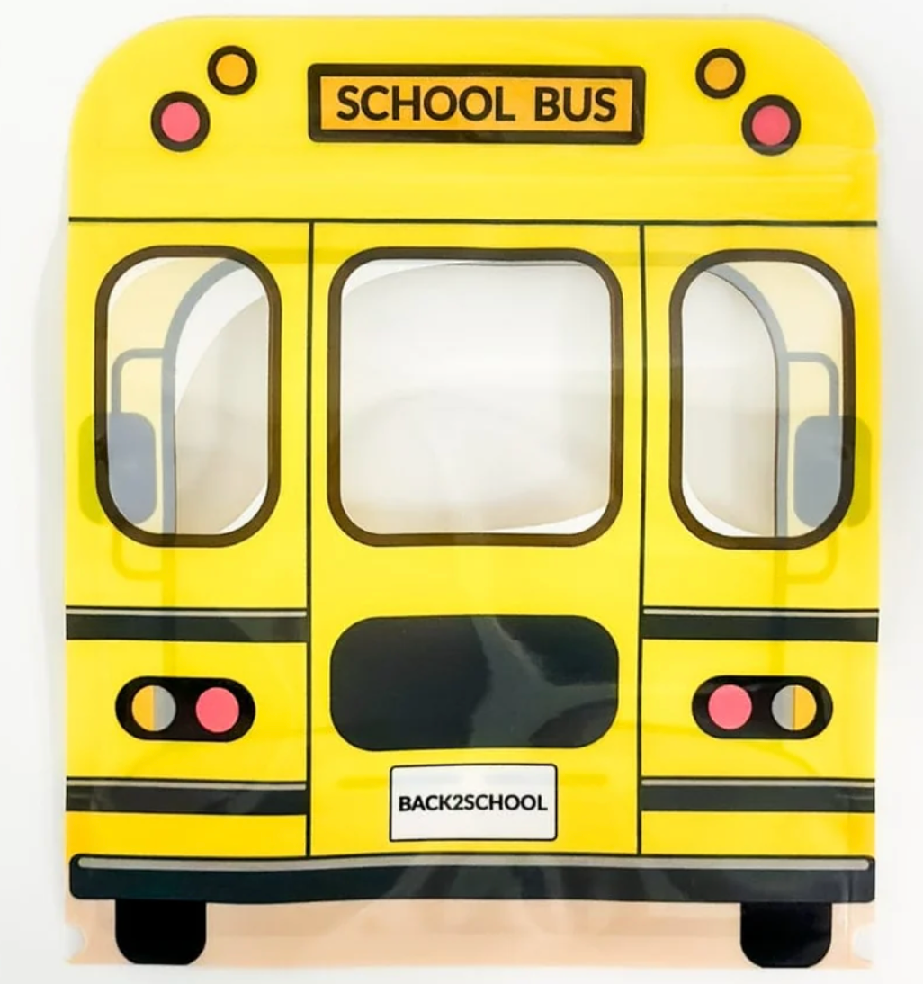 School Bus Cookie Bag