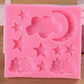 Stars and Moon Silicone Mold