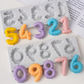 Balloon Number Silicone Mold