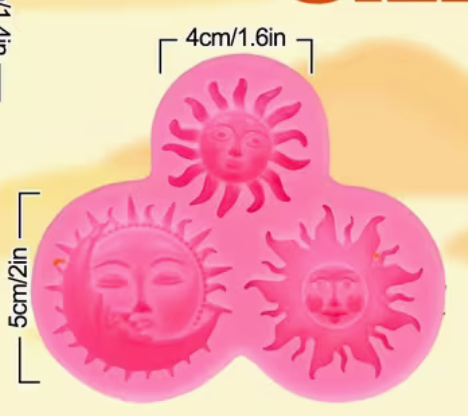Sun and Moon Silicone Mold 2