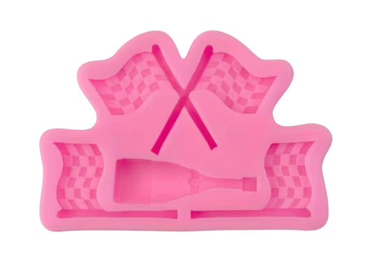 Racing Flags Silicone Mold