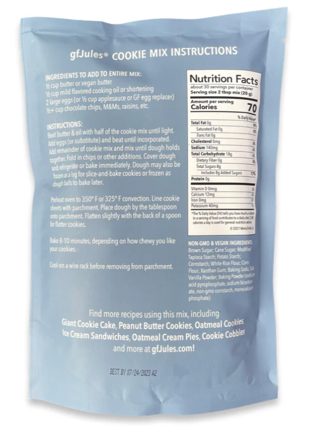 Gluten Free Cookie Mix