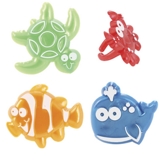 Beach Cuties Cupcake Rings