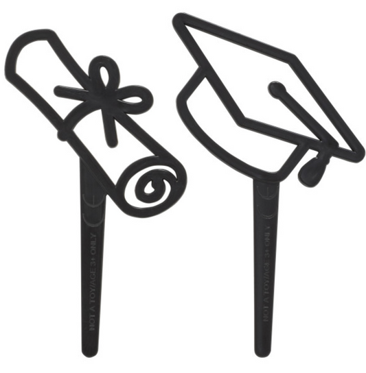 Graduation Icon Cupcake Toppers