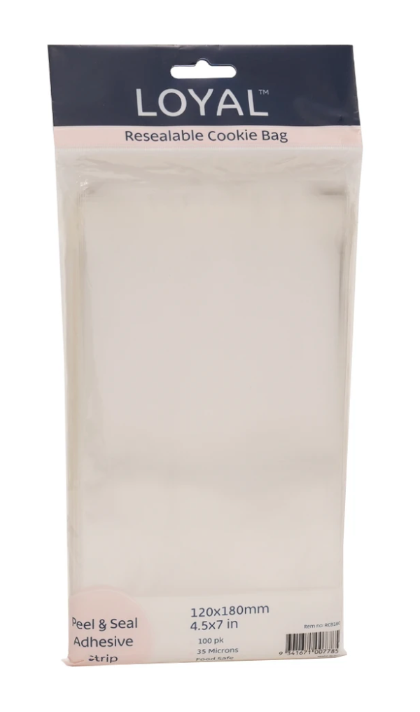 Resealable Cookie Bag, 4.5" x 7"