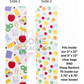 Sketch Dots School Pattern Tall Backer
