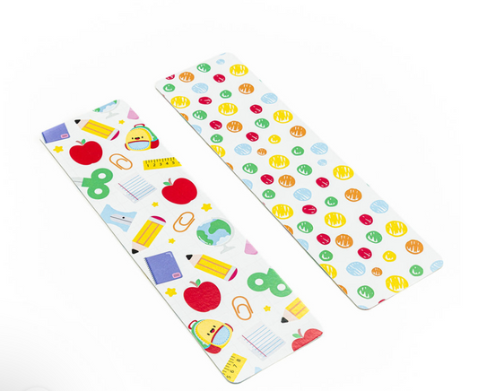 Sketch Dots School Pattern Tall Backer