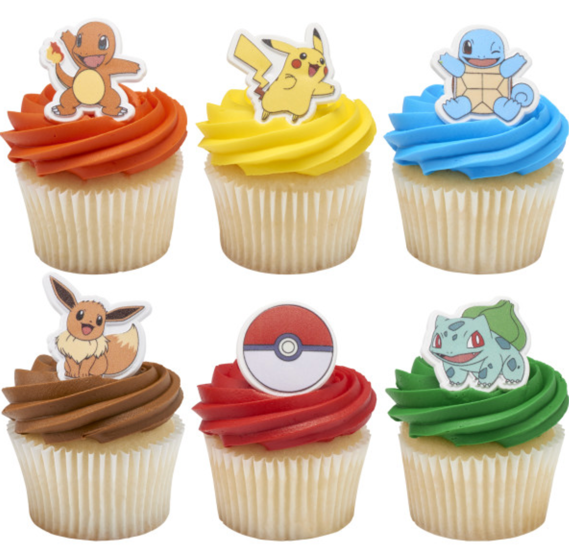 Pokémon Cupcake Rings